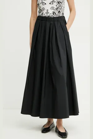 Max Mara Spódnica kolor maxi rozkloszowana 2515101011600