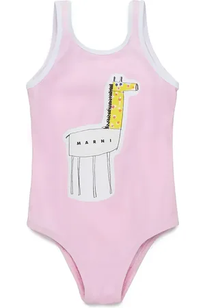 Marni Jednoczęściowy strój kąpielowy niemowlęcy MM16B SWIMSUIT kolor M01395