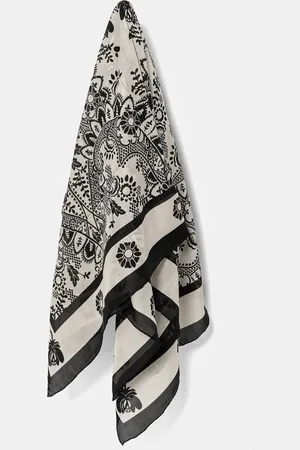 Max Mara Chusta z domieszką jedwabiu damska kolor wzorzysta 2515541065600