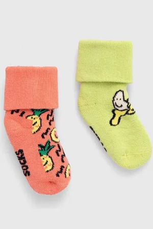 Happy Socks Skarpetki dziecięce Kids Fruits Baby Terry Socks 2-pack kolor