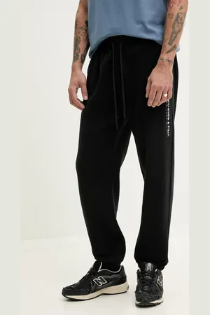 Abercrombie & Fitch Spodnie dresowe męskie kolor gładkie KI176-5140