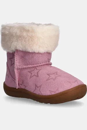 UGG śniegowce zamszowe dziecięce SAMMEE IRIDESCENSTARS kolor 1157633T