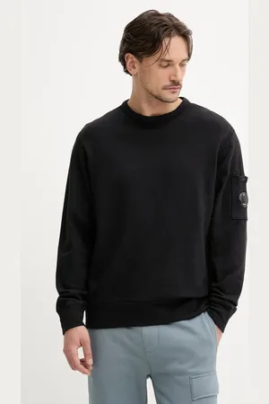 C.P. Company Bluza bawełniana męska kolor gładka 18CMSS266A110337O