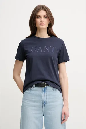 GANT T-shirt bawełniany damski kolor 4200502
