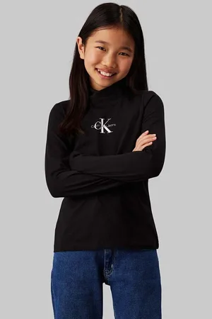Calvin Klein Longsleeve dziecięcy kolor z golfem IG0IG02811