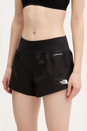 The North Face Szorty sportowe Sunriser damskie kolor gładkie medium waist NF0A8BC0JK31