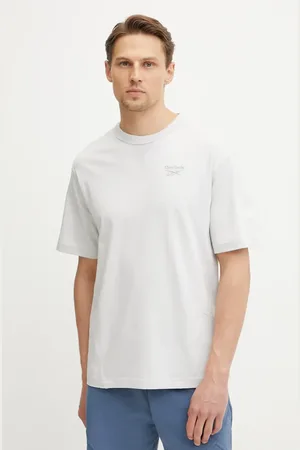 Reebok T-shirt bawełniany męski kolor gładki 100214088
