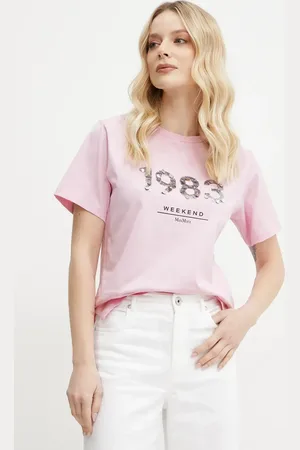 Max Mara T-shirt bawełniany damski kolor 2515971041600