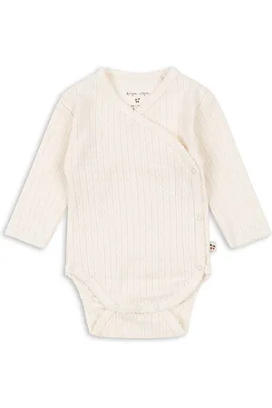 Konges Sløjd Body bawełniane niemowlęce MINNIE NEWBORN BODY GOTS KS101609