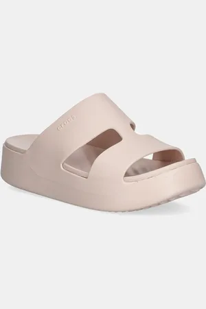 Crocs Klapki Getaway Platform H - Strap damskie kolor na platformie 209409-6UR