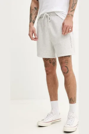 Abercrombie & Fitch Szorty męskie kolor melanżowe KI176-5150