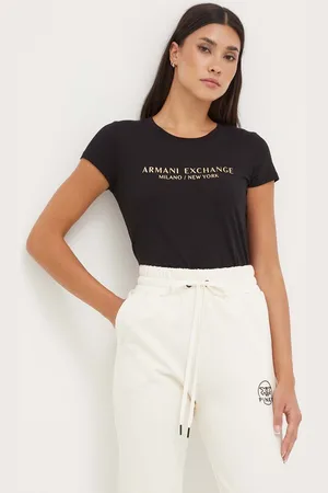 Armani Exchange T-shirt bawełniany kolor