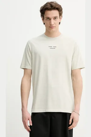 Samsøe Samsøe T-shirt bawełniany SAMARCUS męski kolor z nadrukiem M25100034