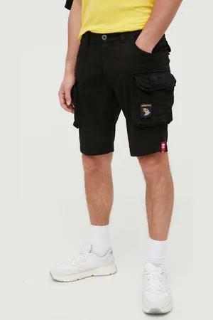 Alpha Industries Szorty męskie kolor 186209.03-Black