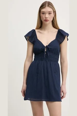 Hollister Sukienka bawełniana kolor mini rozkloszowana KI359-5041