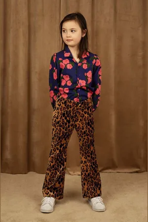 Mini Rodini Koszula bawełniana dziecięca kolor