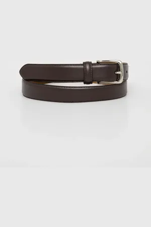 Abercrombie & Fitch Pasek skórzany męski kolor KI112-5003