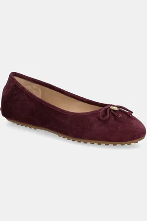 Ralph Lauren Baleriny zamszowe Jayna Driver kolor 802951376002