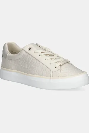 Calvin Klein Sneakersy VULC LACE UP - JACQ damskie kolor HW0HW02412