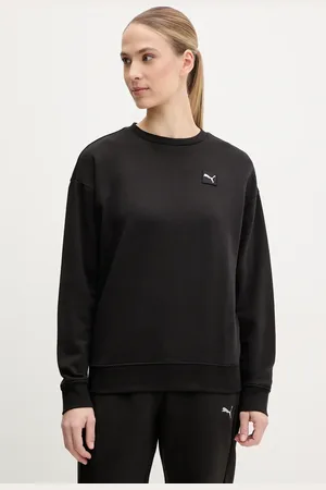 PUMA Bluza bawełniana damska kolor gładka 685017