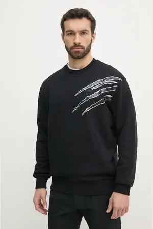 Philipp Plein Bluza męska kolor z nadrukiem SAEC MJO1328 STE001N