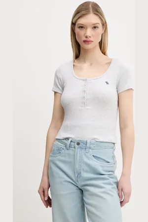Abercrombie & Fitch T-shirt damski kolor KI139-5271