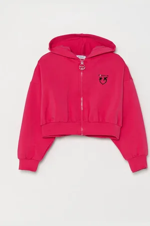 Pinko Bluza dziecięca kolor z kapturem z nadrukiem F4PIJGZH089