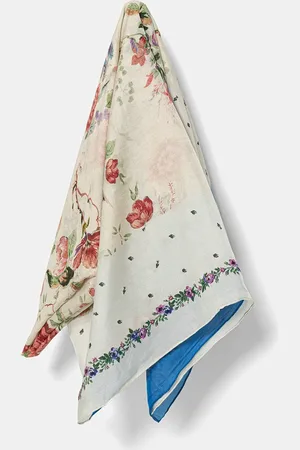 Max Mara Chusta z domieszką jedwabiu damska kolor wzorzysta 2515541065600