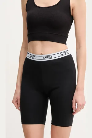 Guess Szorty ALINE damskie kolor z nadrukiem medium waist V5GD18 KCSA2