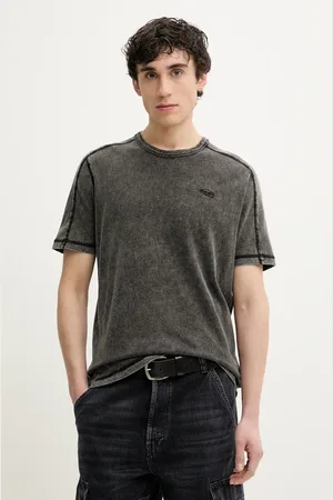 Diesel T-shirt bawełniany T-ADJIND T-SHIRT męski kolor wzorzysty A16407.0QJAH