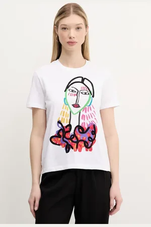 Desigual T-shirt bawełniany MISURI damski kolor 25SWTKA9