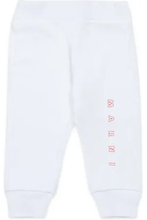 Marni Spodnie dresowe bawełniane niemowlęce MP192B TROUSERS kolor z nadrukiem M01436