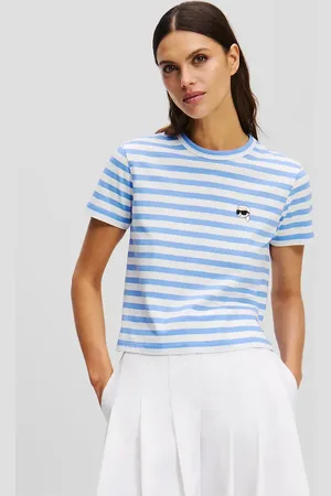 Karl Lagerfeld T-shirt bawełniany damski kolor A1W17099