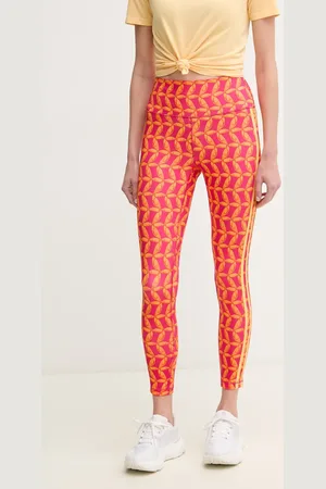 adidas Legginsy treningowe x Farm Rio kolor wzorzyste JD6311