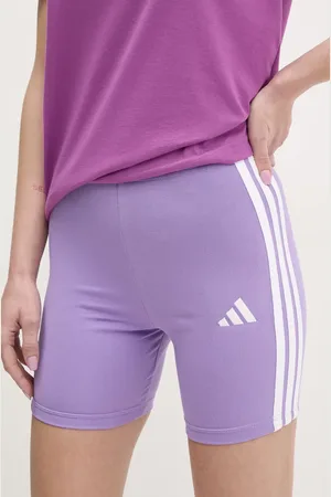 adidas Szorty Essentials damskie kolor z aplikacją high waist JD0914