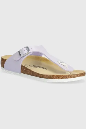 Birkenstock Japonki dziecięce Gizeh K BF Shiny Lizard kolor