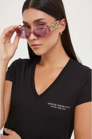 Armani Exchange T-shirt bawełniany kolor