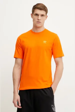 adidas T-shirt bawełniany Trefoil męski kolor gładki JC9995