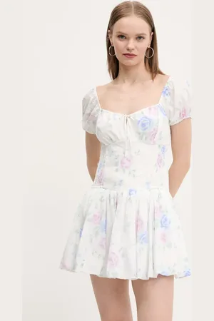 Hollister Sukienka bawełniana kolor mini rozkloszowana KI359-5083