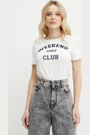 Max Mara T-shirt bawełniany damski kolor 2515971051600