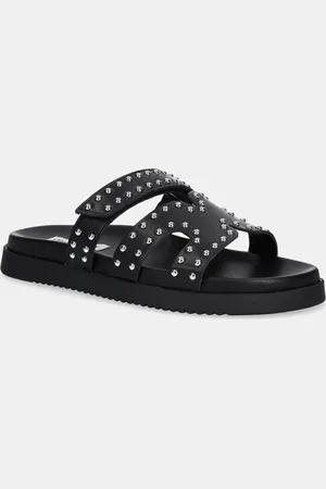 Steve Madden Klapki skórzane Missile-S damskie kolor SM11003772