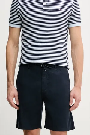 HUGO BOSS Szorty lniane męskie kolor 50536863
