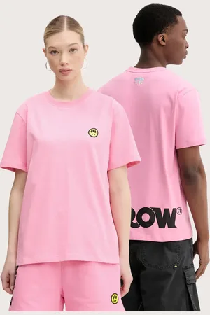 BARROW T-shirt bawełniany kolor z nadrukiem S5BWUATH087