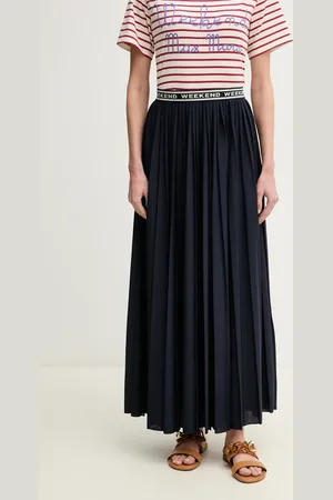 Max Mara Spódnica kolor maxi rozkloszowana 2515771031600