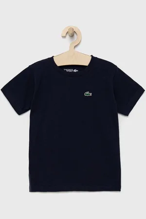 Lacoste T-shirt dziecięcy TJ8811 kolor gładki