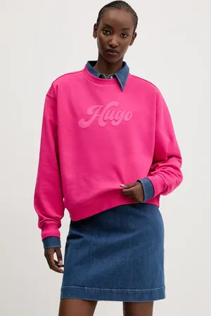 HUGO BOSS Bluza damska kolor z aplikacją 50541169
