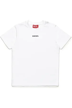 Diesel T-shirt bawełniany dziecięcy UTATOR UW T-SHIRT kolor z nadrukiem J02078