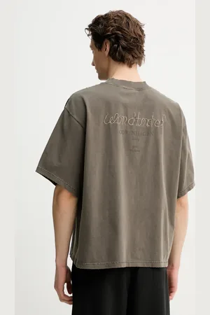 Won Hundred T-shirt bawełniany kolor gładki 3612-12071
