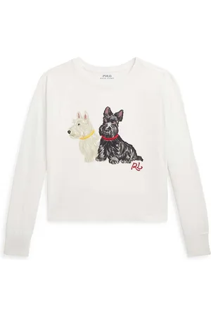 Ralph Lauren Longsleeve bawełniany dziecięcy kolor 313951031001