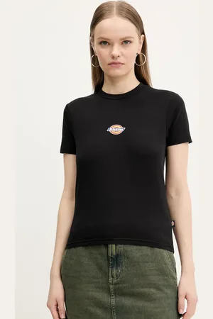 Dickies T-shirt damski kolor DK0A4ZAOBLK1